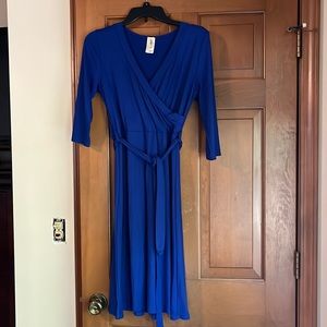 Woman’s small faux wrap dress